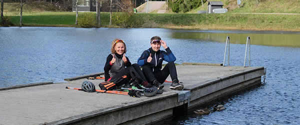 Skiking ved Sognsvann